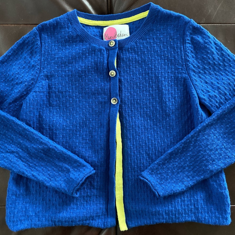 Boden girls cardigan Sz 6-7